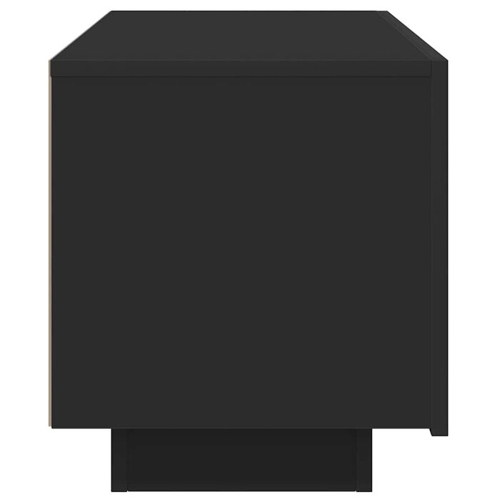 Meuble TV noir 100 cm en bois d'ingénierie - Jusqu'à 35% de réduction !