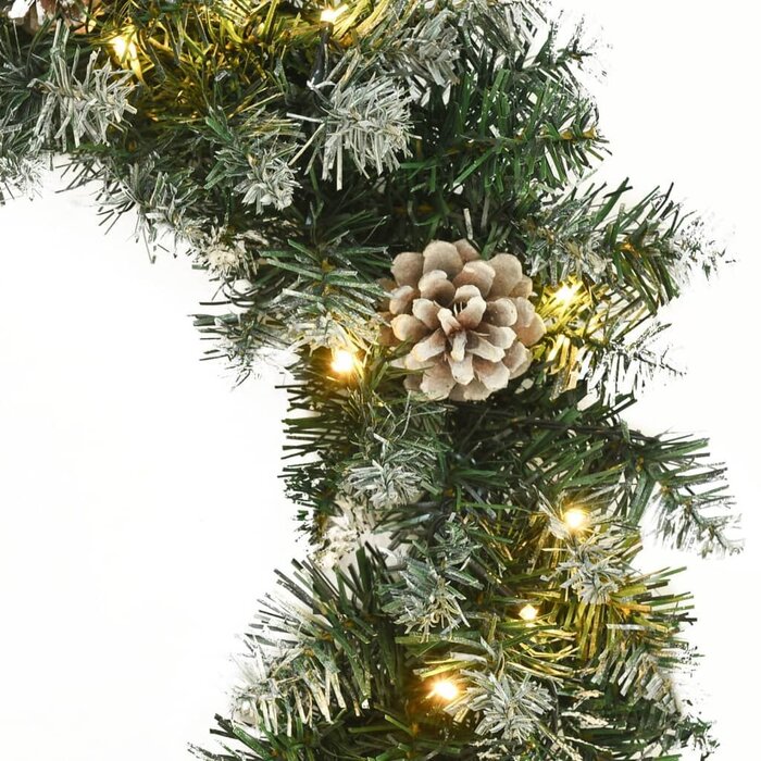Couronne de Noël Lumineuse LED 60cm - Jusqu'à 35% de réduction !