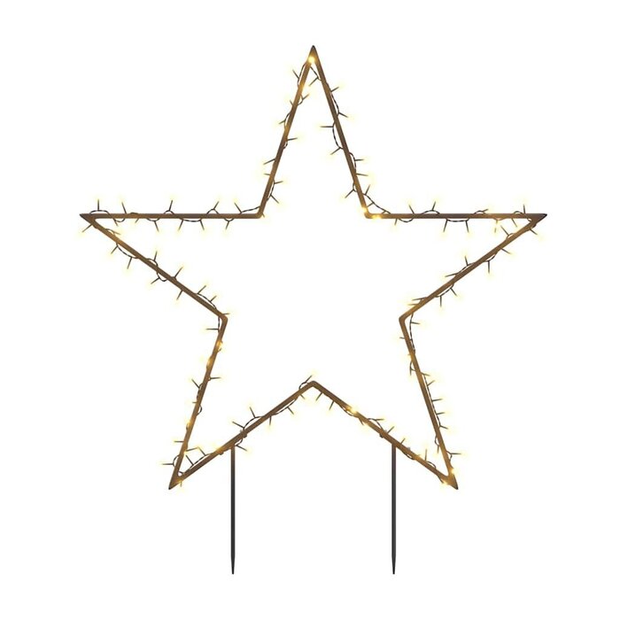 Étoile lumineuse de Noël 85cm - Blanc chaud - Jusqu'à 35% de réduction