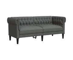 Offre Exceptionnelle : Canapé Chesterfield gris - Jusqu'à 35% de réduction !