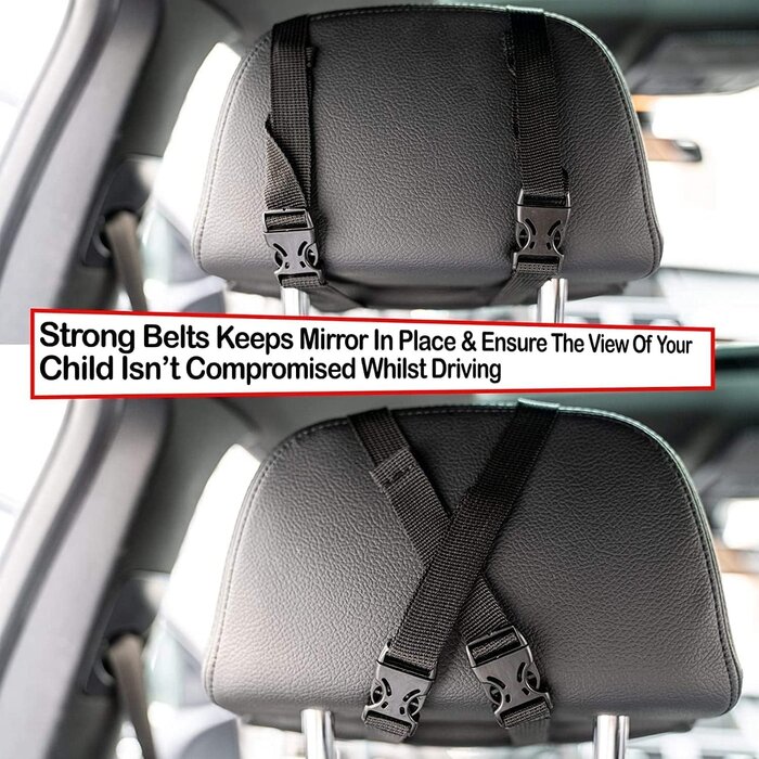Miroir Bébé Siège Auto Incassable & Réglable - Vue Large Arrière - Jusqu'à 35% de réduction