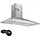 Hotte murale pyramidale inox 90 cm - 370m³/h - Jusqu'à 35% de réduction