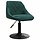 Chaise de salle à manger pivotante velours vert foncé - Jusqu'à 35% de réduction