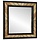 Miroir mural Acacia Massif 50x50cm Noir & Marron - Jusqu'à 35% de réduction
