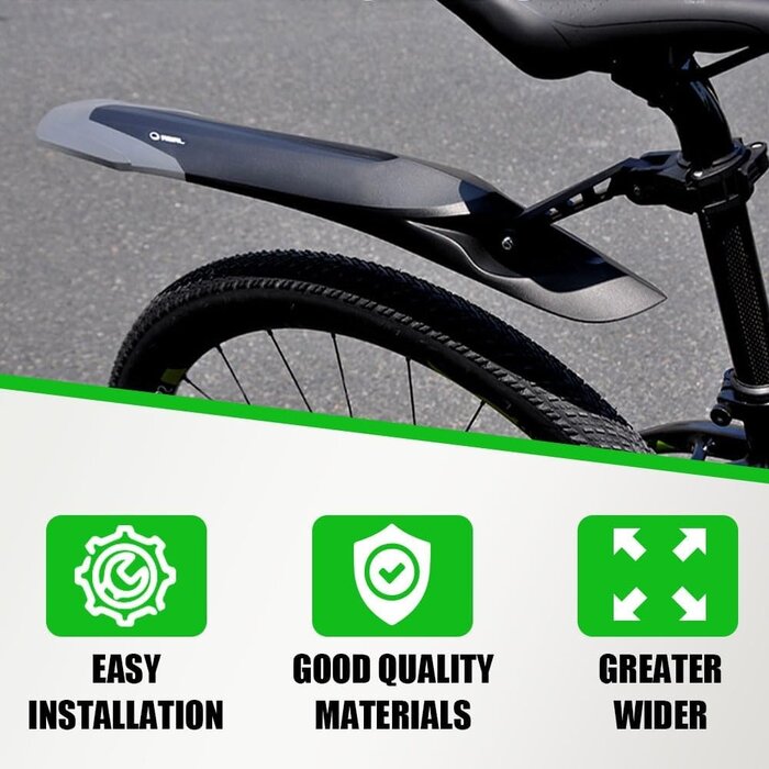 Spatbordset Universel VTT 24-29 pouces, Attache Rapide - Jusqu'à 35% !