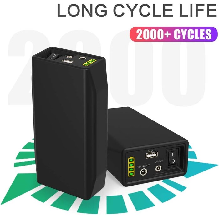 Batterie externe LiFePO4 12.8V 6000mAh (76.8Wh) - Jusqu'à 35% de réduction
