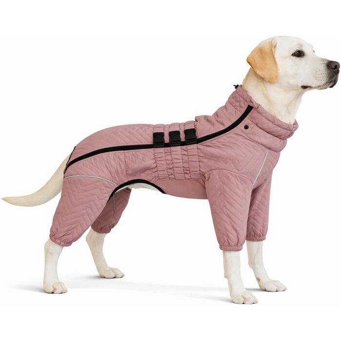 Manteau chien chaud imperméable Rose Lotus 3XL - Jusqu'à 35% de réduction !