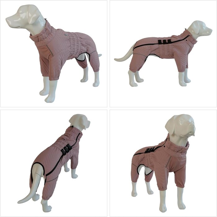 Manteau chien chaud imperméable Rose Lotus 3XL - Jusqu'à 35% de réduction !