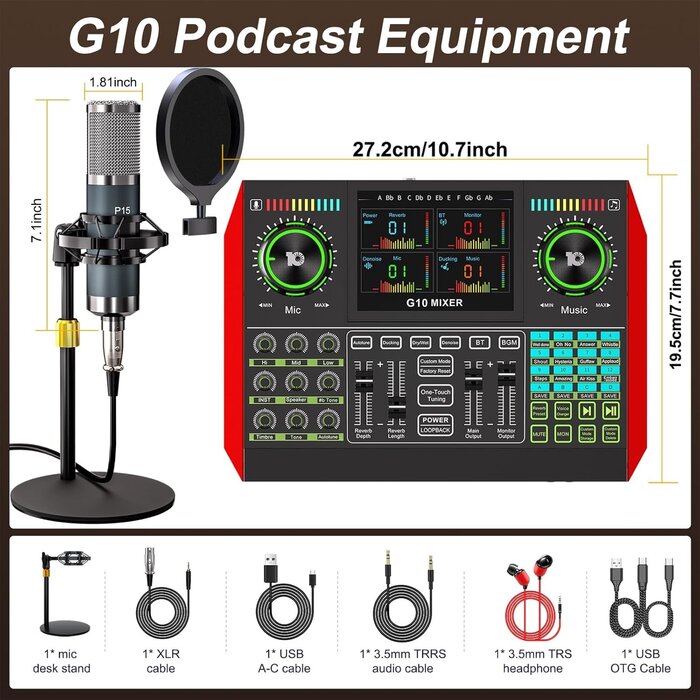 Pack Micro Podcast & Carte Son Pro - Économisez jusqu'à 35% !