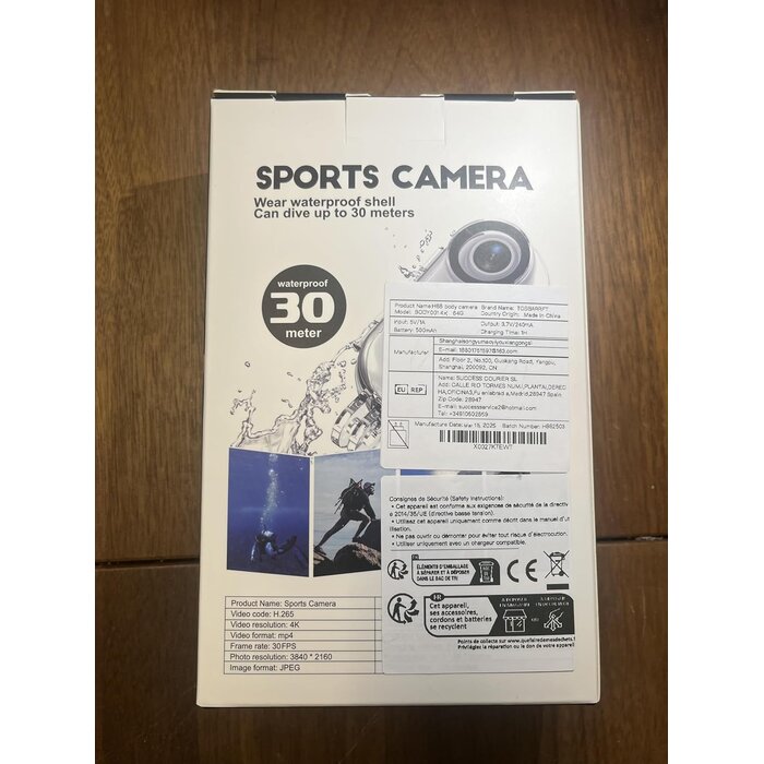 Caméra d'Action 4K Ultra-Compacte, Polyvalente | Jusqu'à 35% de Réduction
