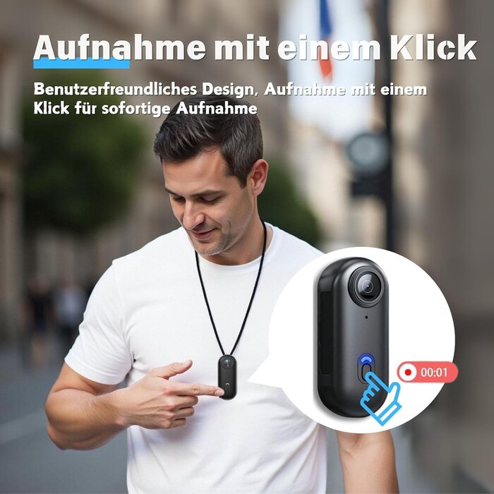 Caméra d'Action 4K Ultra-Compacte, Polyvalente | Jusqu'à 35% de Réduction