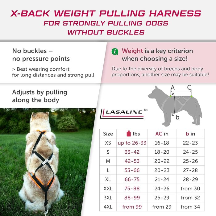Harnais de traction X-Back chien - Sports canins | Jusqu'à 35% de réduction