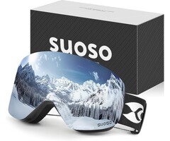 Masque de ski/snowboard OTG anti-buée et UV | Jusqu'à -35%