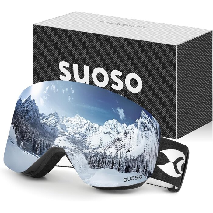 Masque de ski/snowboard OTG anti-buée et UV | Jusqu'à -35%