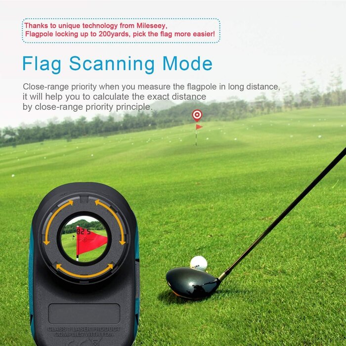 Télémètre Golf Pro 600m Pente & Drapeau - Jusqu'à 35% de réduction