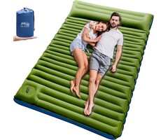 Matelas de camping double ultraléger avec pompe - Jusqu'à 35% de réduction !
