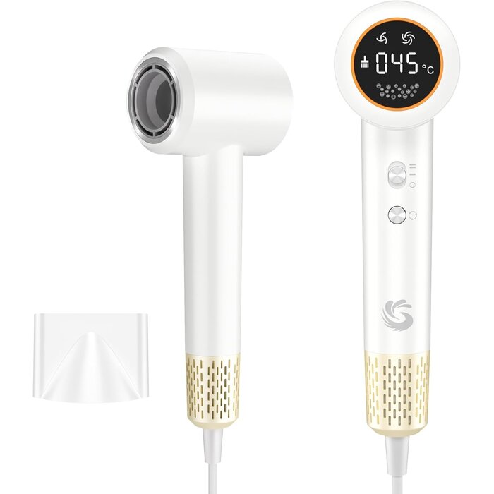 Sèche-cheveux Plasma HD 110 000 tr/min, silencieux - Jusqu'à 35% de réduction !