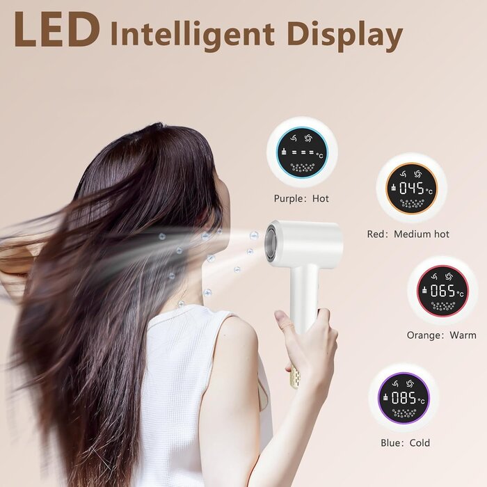 Sèche-cheveux Plasma HD 110 000 tr/min, silencieux - Jusqu'à 35% de réduction !