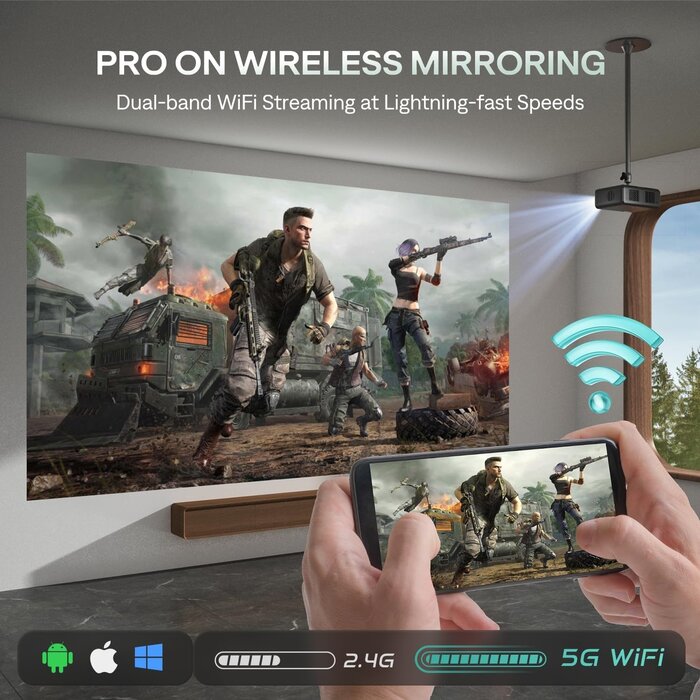 Vidéoprojecteur Intelligent 4K Dolby Audio & Netflix | Outlet jusqu'à -35%