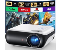 Mini Projecteur Portable Full HD 1080p Natif avec Bluetooth 5.1 - Jusqu'à 35% de réduction