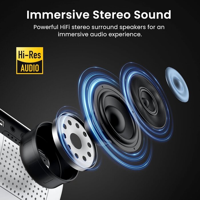 Mini Projecteur Portable Full HD 1080p Natif avec Bluetooth 5.1 - Jusqu'à 35% de réduction