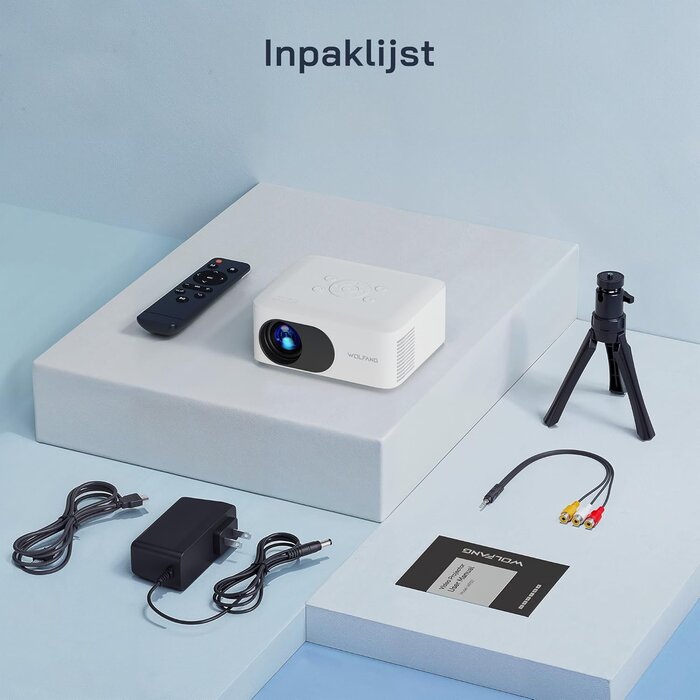 Mini Projecteur Portable Full HD 1080P avec Trépied | Jusqu'à -35%