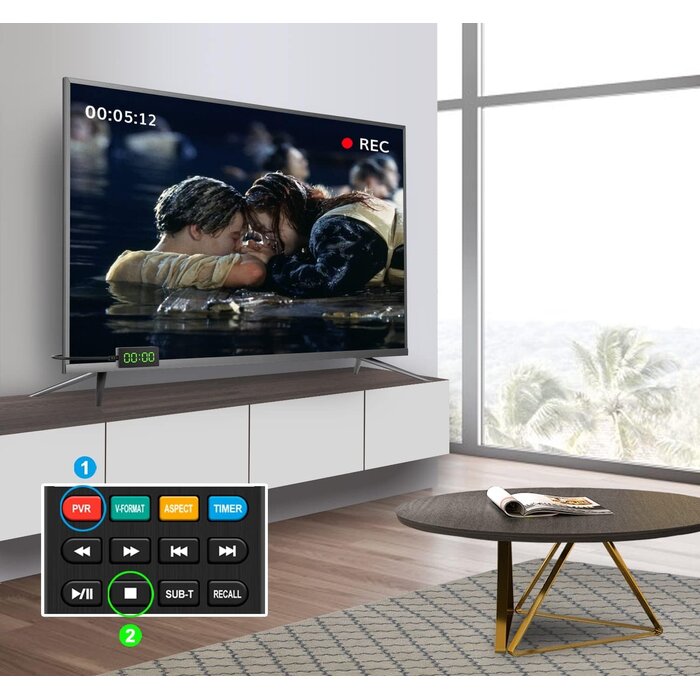 Récepteur Satellite Full HD 1080p avec PVR USB - Jusqu'à -35% !