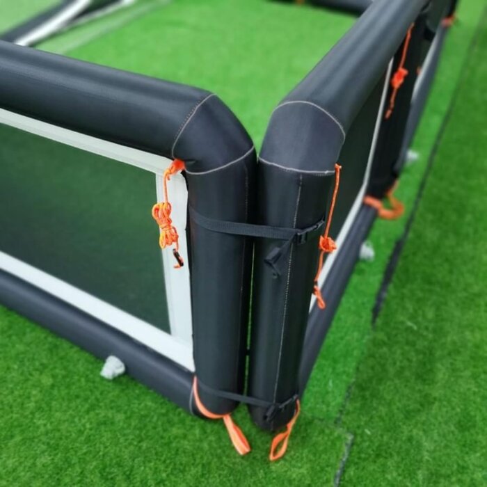 Enclos gonflable portable chien Gris 100 cm - Jusqu'à 35% de réduction