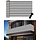 Brise-vue balcon Gris/Blanc 90x500cm Polyéthylène | Jusqu'à -35%