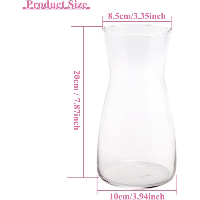Vase décoratif en verre 20cm | Outlet - Jusqu'à 35% de réduction