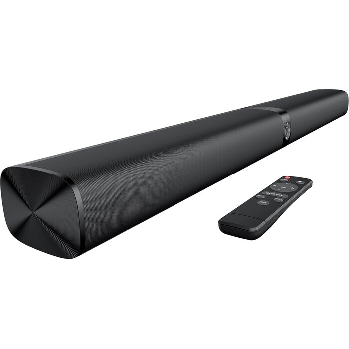 Barre de son TV détachable 2-en-1, 90W Bluetooth, son clair - Jusqu'à -35% !