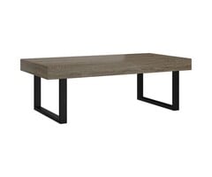Table basse MDF & fer 120x60x40 cm - Jusqu'à 35% de réduction !