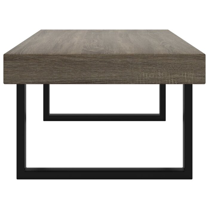 Table basse MDF & fer 120x60x40 cm - Jusqu'à 35% de réduction !