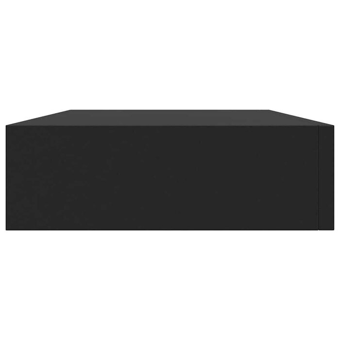 Étagère murale flottante avec tiroir noire - Jusqu'à -35% de remise