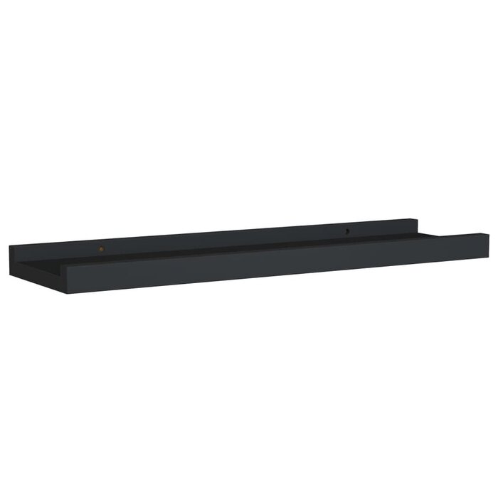 Lot de 2 étagères murales noir 40cm - Jusqu'à 35% de réduction