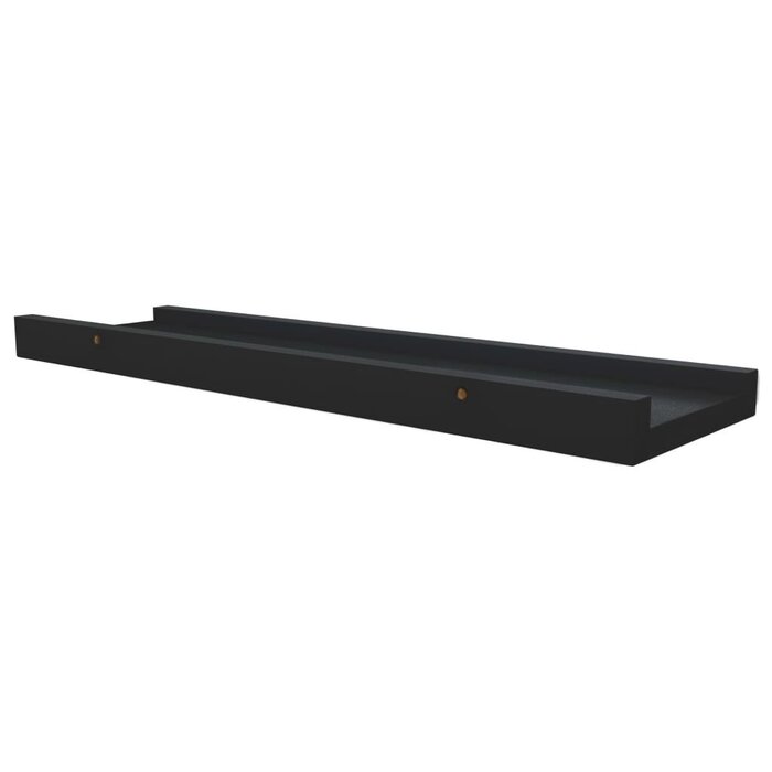 Lot de 2 étagères murales noir 40cm - Jusqu'à 35% de réduction