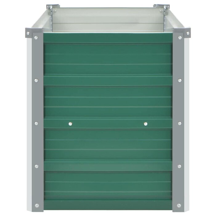 Jardinière surélevée en acier vert 100x40cm - Jusqu'à 35% de réduction