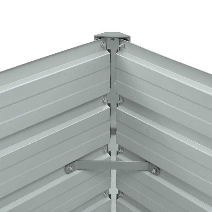 Jardinière surélevée en acier vert 100x40cm - Jusqu'à 35% de réduction