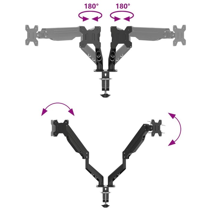 Support Double Écran Articulé Ergonomique - Jusqu'à 35% de réduction