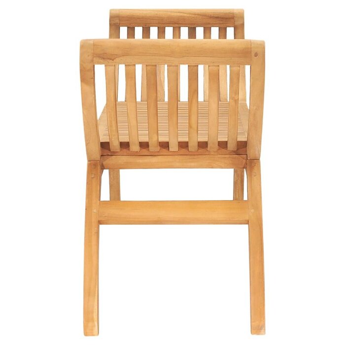 Banc de jardin en teck massif 126 cm - Jusqu'à -35% sur nos stocks