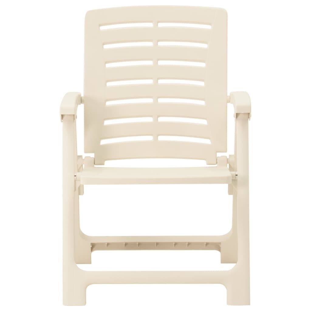 Ensemble bistro 3 pièces pliable blanc - Jusqu'à -35% de remise