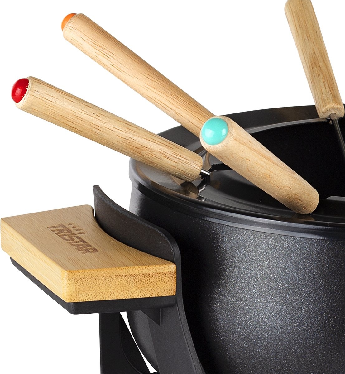 Service à fondue électrique 8 personnes bambou - Jusqu'à 35% de réduction