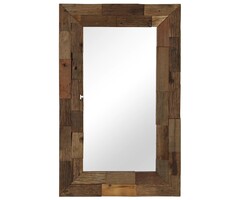 Miroir mural en bois massif 50 x 80 cm - Jusqu'à 35% de réduction