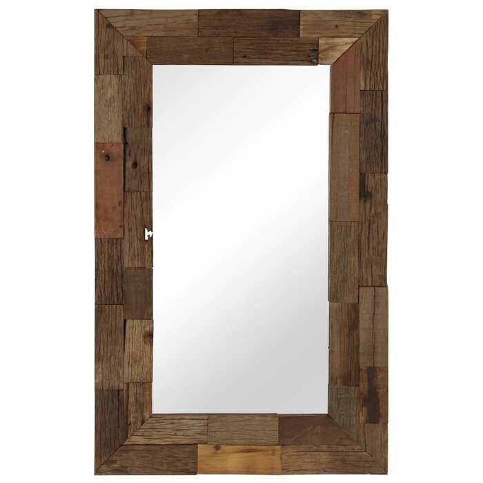 Miroir mural en bois massif 50 x 80 cm - Jusqu'à 35% de réduction
