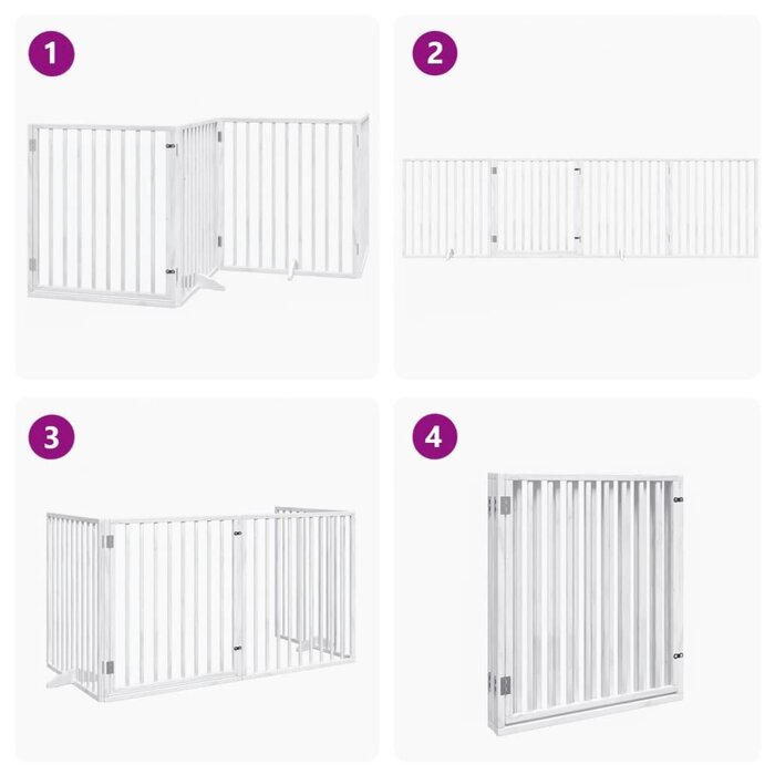 Barrière de sécurité pliable pour chien 480 cm - Jusqu'à -35%