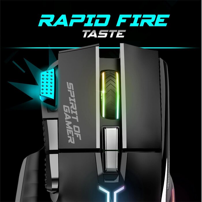 Pack Clavier Souris Gaming Sans Fil RGB - Aluminium - Jusqu'à -35%
