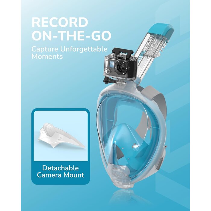 Masque de snorkeling panoramique 180° - Jusqu'à 35% de réduction