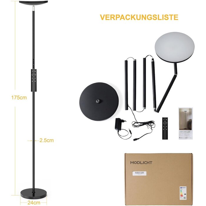 Spot LED circulaire 30W Dimmable avec télécommande - Jusqu'à -35%
