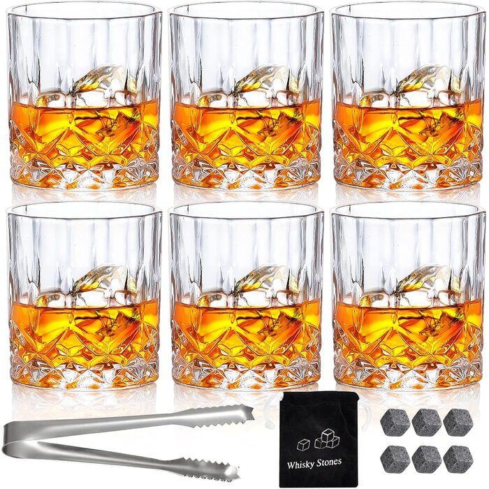 Set de 6 verres à whisky vintage - Jusqu'à -35% sur votre sélection