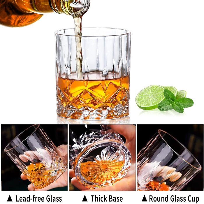 Set de 6 verres à whisky vintage - Jusqu'à -35% sur votre sélection